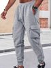 Men's Plaid Jogger Pants – Stylish Checkered Cargo Pants With Drawstring Waist & Belt Loops (6 Colors, S-XXXL)_viptrois.com
