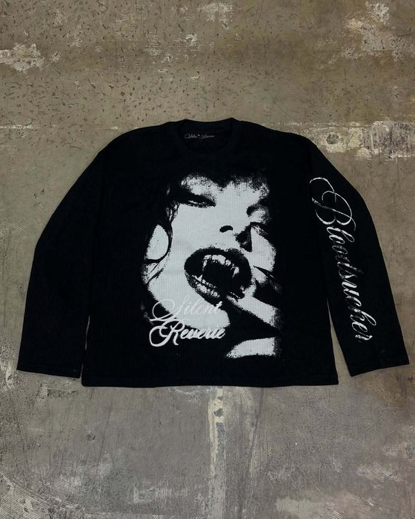 Y2k Gothic Letter Print T-Shirt - Oversized Streetwear Top For Women (Unisex Fit, Black, Polyester, Drop Shoulder)_viptrois.com
