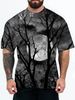 Hot Selling 3D Digital Printing Adult Men's T-Shirt Loose Casual Animal Character Pattern Custom_viptrois.com
