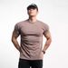 Men’s Clothing New Autumn And Winter Men's Sports Leisure Running Exercise Gym Warm Thick Double Sided German Velvet Solid Color Short Sleeved T Shirt_viptrois.com