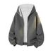 430G Heavyweight Patchwork Cardigan Hooded Sweatshirt Men's American Style Trendy Boxy Short Oversized Top Casual Jacket_viptrois.com