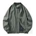 Monochrome Man- 25 Hot Trendy Brand Stand Collar Men's Trench Coat Jacket Loose Workwear Outdoor Windbreaker Public Version Cross-Border_viptrois.com