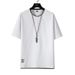 Men's Clothing Short Sleeved T Shirt Men's Two Piece 2024 Summer T Shirt Loose Round Neck Casual Short Sleeved_viptrois.com