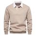 Pure 2025 New Autumn Long Sleeve Polo Collar Trendy European Size Export Men's Sweatshirt High Quality Casual Versatile Men_viptrois.com