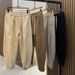 Men's Clothing Internet celebrity hot style fashion sweatpants men's autumn and winter new style loose casual pants solid color wide leg harem pants_viptrois.com