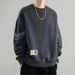 Sweater Men's Spring And Autumn New Crew Neck Loose Autumn Hatless Top Long_viptrois.com