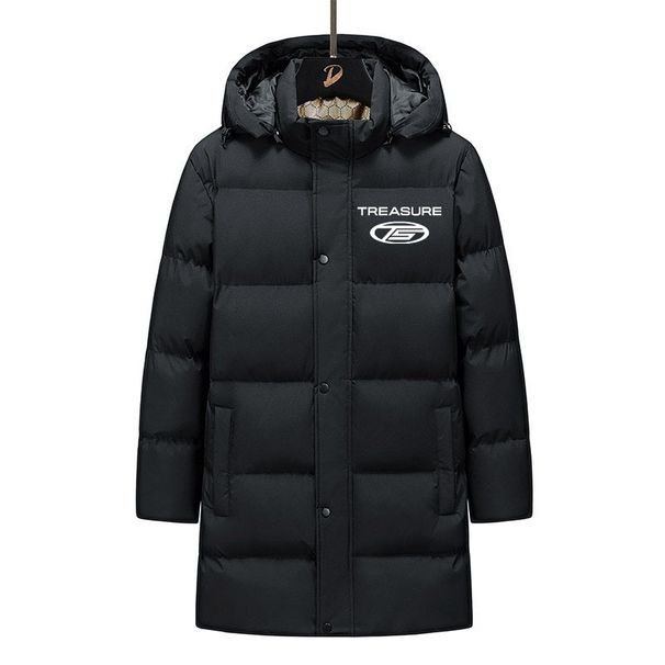 Men's Clothing Men's Clothing INS Hot Selling Mid Length Down Jacket Men's Winter Graphene Cotton Jacket Large Size Letter Jacket_viptrois.com