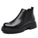 European Warm Series Autumn And Winter Mid-Top Short British Style Men's Velvet Warm Low-Top Martin Boots_viptrois.com