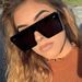 Women's Glasses Large Frame Square Rice Nail One Piece Sunglasses New Fashion Sunglasses Personality Versatile Trendy Sunglasses_viptrois.com