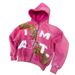 American Street Hip Hop Y2K Harajuku Joins Hands With Color Letter Printing Men's And Women's Loose Hoodies_viptrois.com