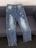 Summer Thin Ripped Jeans Men's Straight Retro Casual Fashion Brand American High Street Trend Washed Cool Pants_viptrois.com