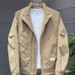 2025 New Men's Cardigan Autumn Casual Simple Trendy Fashion Versatile Design Stand-up Collar Jacket_viptrois.com