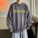 New minimalist casual pullover knitted sweater for men, warm base shirt for autumn and winter, round neck inner top_viptrois.com
