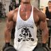 Men's Clothing Fitness Loose Training Shaped Slings Cotton Sports Hurdles Bodybuilding Thin Straps Vest_viptrois.com
