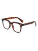 Retro Triangle Nail Unisex Reading Black Radiation Anti Blue Light Men's Flat Glasses Frame T1390_viptrois.com