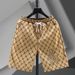 Men's Summer Fashion Printed Shorts Loose Straight Casual Mid-Way Trend Handsome Outer Wear_viptrois.com