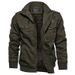 Men's Military Fan Cotton Jacket Fleece Tooling Large Size Jacket Men's Clothing_viptrois.com