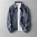 Men's Clothing New Spring And Summer Men's Denim Jacket Retro Handsome Korean Jacket Men's Casual Spring And Autumn Style Trendy Denim Jacket_viptrois.com