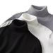 Women’s Clothing autumn and winter new high neck sweater for men Korean style trendy half knitted sweater inner wear bottoming shirt versatile youth_viptrois.com