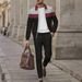 Men's Clothing Jacket Men's Autumn Waffle Colorblock Zipper Pocket Lapel Slim Cardigan Men's Jacket Suit_viptrois.com