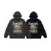 American-style Trendy Brand Hoodie With Gradient Text Print, Loose Fit Men And Women, Suitable For Couples_viptrois.com