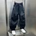 Men's Clothing Pants American Trend All Match Casual Pants Loose Straight Wide Leg Pants Quick Drying Paratrooper Pants_viptrois.com