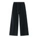 Men's Clothing Niche High End Heavy Wide Leg Sweatpants Autumn And Winter Loose Straight Gray Sports Casual Pants_viptrois.com