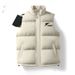 JNAK Autumn And Winter Couple Down Cotton Vest Casual Trend Versatile Vest Stand Collar Thickened Warm Men_viptrois.com