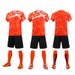 Men's Clothing short-sleeved single tops for men and women's competition training suits cross-border new football suits for adults and children_viptrois.com