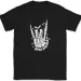 Stay Spooky T-Shirt Mens Womens Tees Top Funny Halloween Skeleton Rock Hand Graphic Gift Tee_viptrois.com