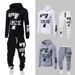 Men's Clothing Casual spring and autumn casual digital printing sweatshirt sweatpants personality hot suit manufacturers sales suit_viptrois.com