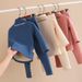 Kid's Clothing Children's plush and thickened high collar bottoming shirt suit for boys and girls in winter warm autumn trousers underwear suit _viptrois.com