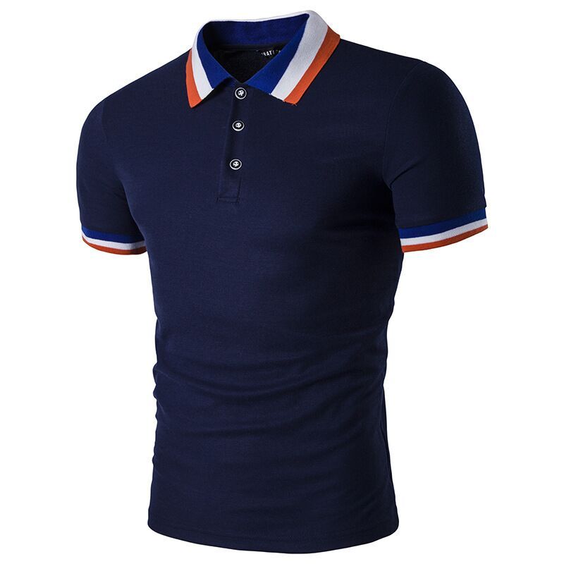 Men's Fashion Short Sleeved Polo Shirt Clearance_viptrois.com