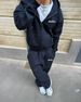 Men's Trendy Embroidered Logo Sweatpants And Jacket Set_viptrois.com