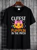 Cutest Pumpkin In The Patch Halloween Costume Toddlers Girls T-Shirt Unisex T-Shirt For Women Casual Soft Slightly Female Versatile Casual Women Top Graphic Tees Stretched Top For Everyday Wear Fashion Designer Clothes Streetwear Stylish Comfortable_viptrois.com