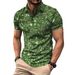 Y2K Summer New Mens Oversized Vintage Short Sleeve T Shirts Fashion Harajuku Ethnic Printed Polo Collared Tshirts Camiseta Mujer_viptrois.com
