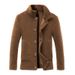 Men's Faux Suede Shearling Jacket With Fleece Lining – Stylish Winter Coat For Casual & Smart Looks_viptrois.com