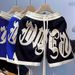 Shorts Hip Hop Trendy Summer New Basketball Shorts Men's High Street Loose Casual Sports Pants_viptrois.com