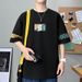 Men's Summer Ice Silk Thin Section Large Size Short-sleeved T-shirt Loose Fashion Casual Tops_viptrois.com