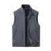 Men's Fleece Vest Winter Warm Sleeveless Jacket With Sherpa Lining Double-Sided Flannel Coat For Casual Outdoor Wear_viptrois.com