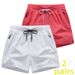 Men's Casual Running Shorts Summer Trendy Slightly Elastic Fitness Pants_viptrois.com