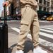 "Men's Heavyweight Jacquard Casual Pants - Loose Fit Work Trousers For Fall/Winter Commuting & Outdoor Activities"_viptrois.com