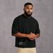 Summer Boxy Version Pure Cotton Round Neck Loose And Heavy 240g Fitness Short-sleeved T-shirt Men's Sweat-absorbing Breathable Bottoming Shirt_viptrois.com