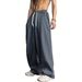 Men's Casual Straight Leg Trousers - Loose Fit Cotton Work Pants For Comfort & Style_viptrois.com