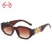 Two Circles New Small Square Frame Head Decoration Sunglasses Personality Trend Polygon Glasses_viptrois.com