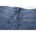 Men's Clothing High Street Fashion Stitching Washed Blue Cashew Flower Casual Skinny Jeans_viptrois.com