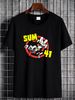Rare SUM 41 Band Black Size S To 5XL Cotton T Shirt M1519 Casual Fashion Top For Everyday Wear Stylish Homme Versatile Streetwear Summer Stretched_viptrois.com