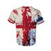 Independent Station Men's T-Shirt Cross-border Top European And American Foreign Trade Men's Clothing V-Neck Technology Printing Casual T-Shirt Short_viptrois.com
