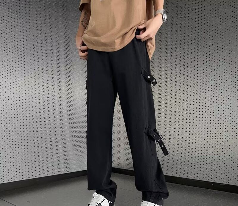 Men's Clothing Spring And Summer Trousers Loose Casual Pants_viptrois.com