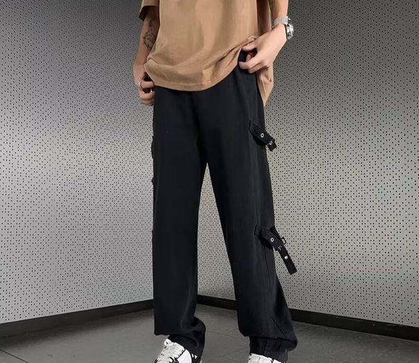Men's Clothing Spring And Summer Trousers Loose Casual Pants_viptrois.com